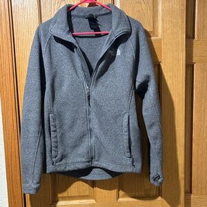 The North Face Charcoal Zip-Up Fleece